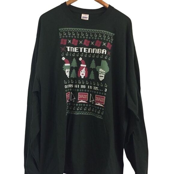 Tnetennba Christmas Long Sleeve tshirt Men’s Size 2XL - Picture 1 of 1